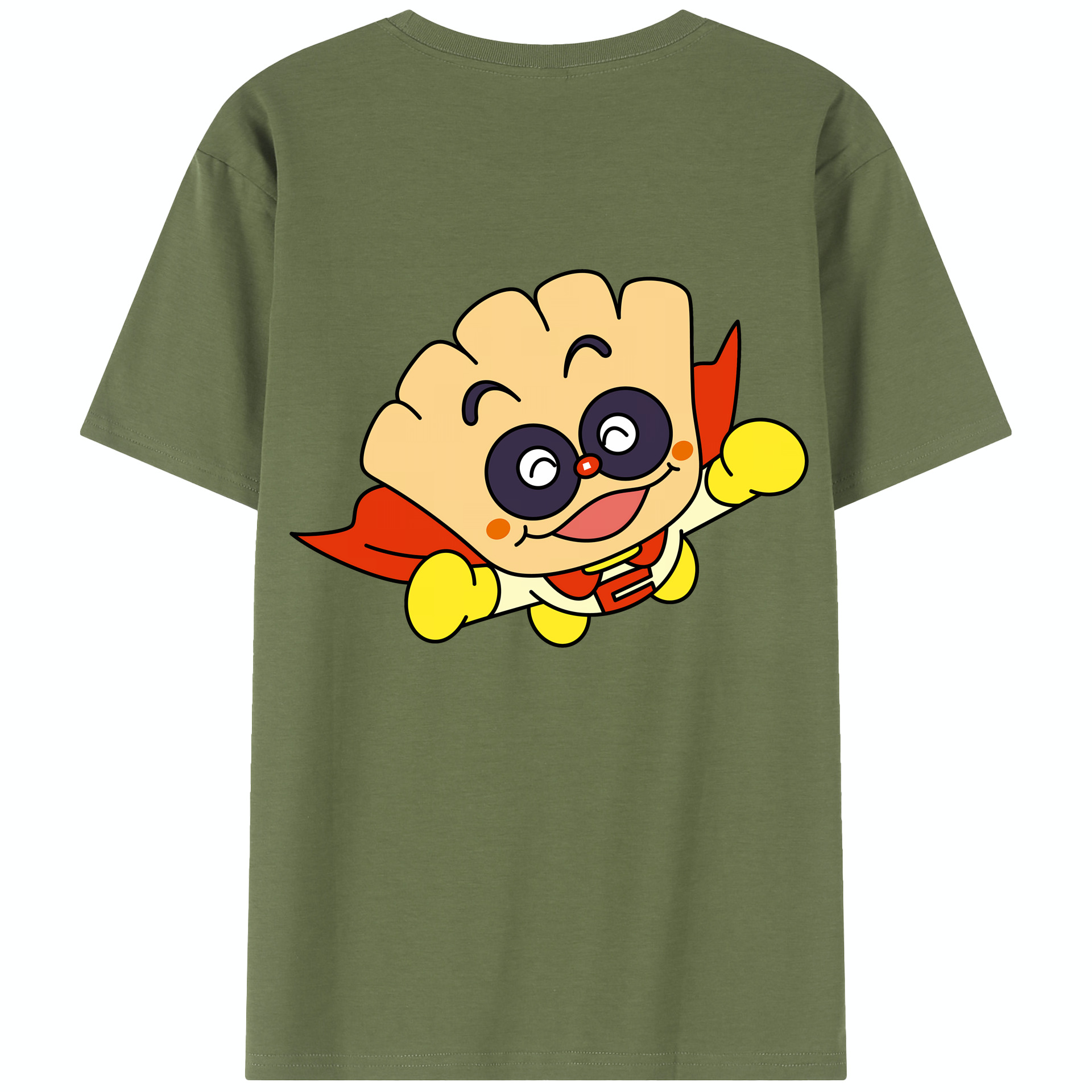 （画像用） アンパンマン Anpanman 綿100％半袖Tシャツ（背面プリント）